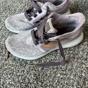 Adidas Women's Lavender and Brown Sneakers